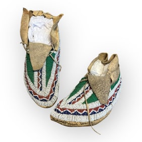 Arapaho Beaded Moccasins