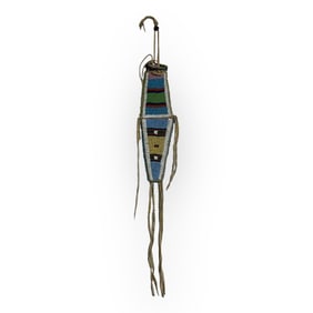Beaded Tab Bag (Crown)
