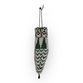 19th C. Ute Tab Bag