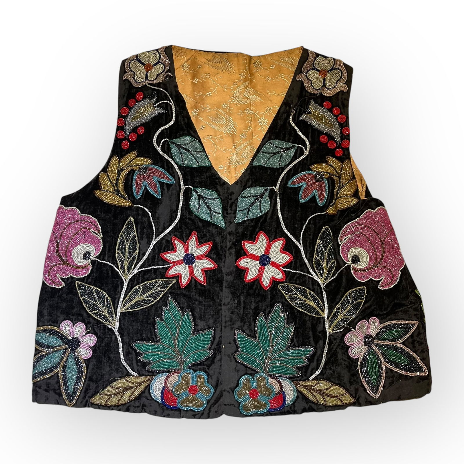 20th Century Adult Great Lakes Beaded Vest (1 of 3)