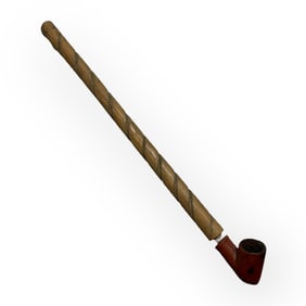 19th C Twist Stem Women's Pipe