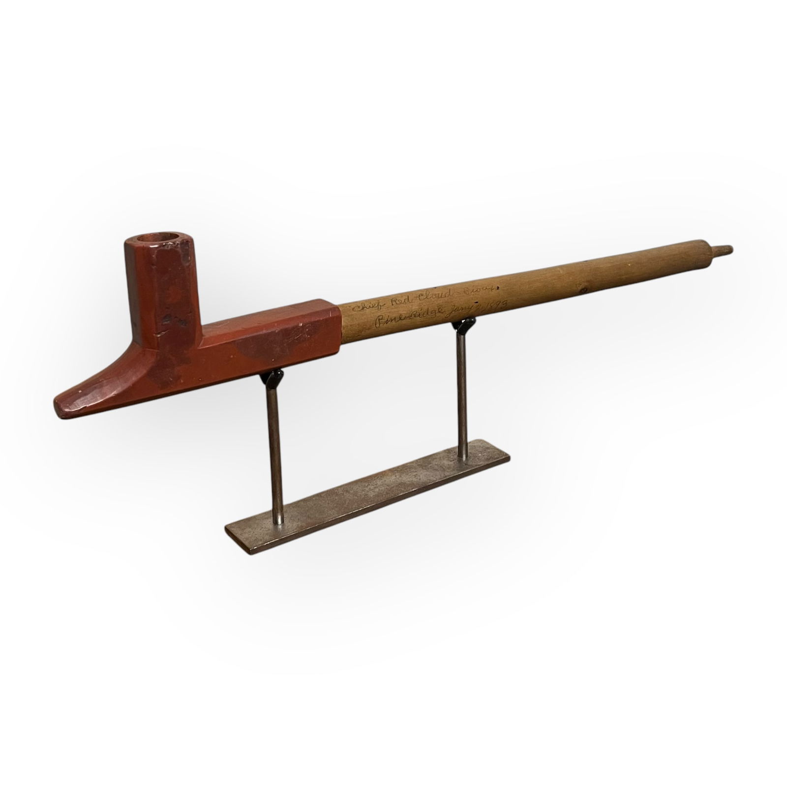 Dated 1893 Pine Ridge Native American Pipe (1 of 3)