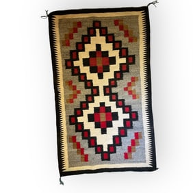 Circa 1930s Navajo Double Saddle Blanket