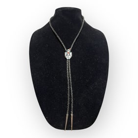 Petite Zuni Thunderbird Bolo Tie