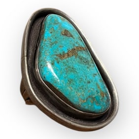 Early Navajo Turquoise Ring