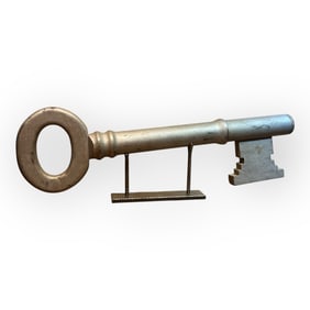 Superb 19th C Key Trade Sign