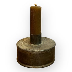 19th C Tinder Box Candle Holder