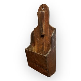 19th C Wall Pocket Box