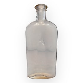 19th C Hand Blown Glass Bottle