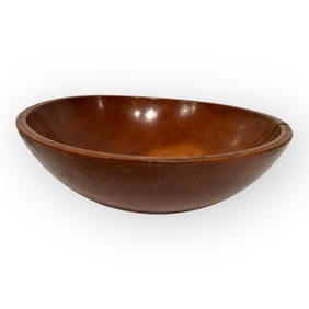 Large Cherry Wood Dough Bowl