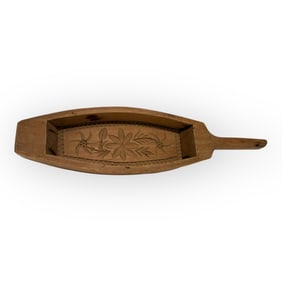 Unusual Wood Butter Mold