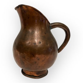 19th Century Copper Water Pitcher