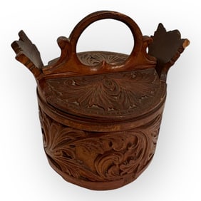 Fully Acanthus Carved Small Tub