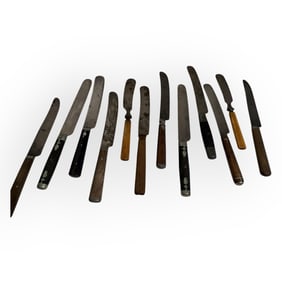 12 Various 19th Century Cutlery Knives
