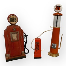 3 Small Toy Gas Pumps