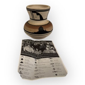 Signed Sioux Pottery Bowl