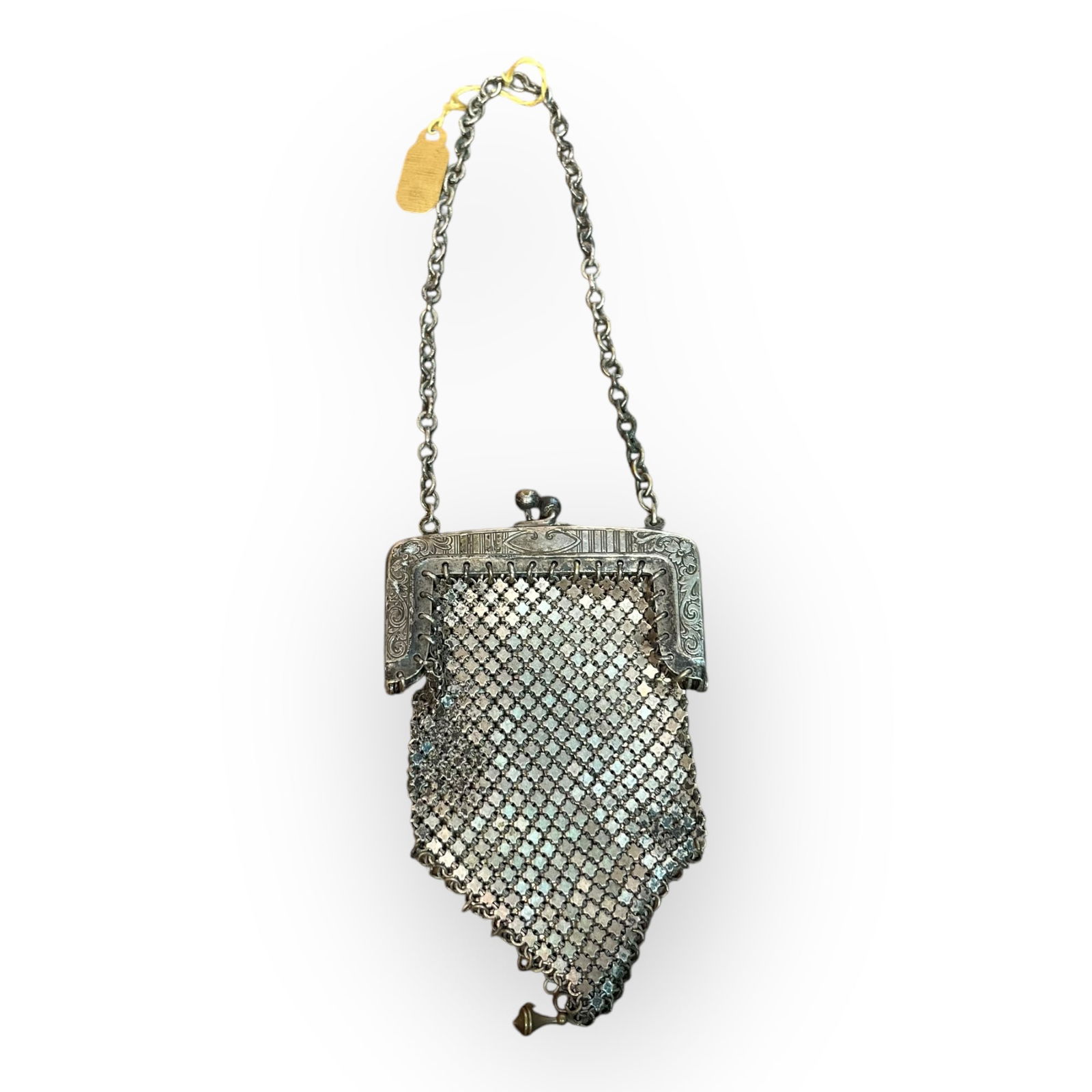 Antique German Silver Mesh Purse (1 of 1)