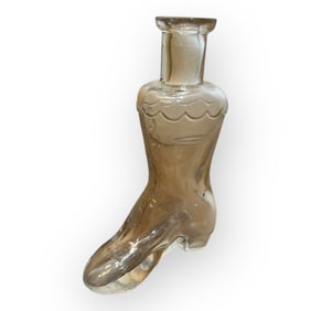19th C Boot Shaped Figural Bottle