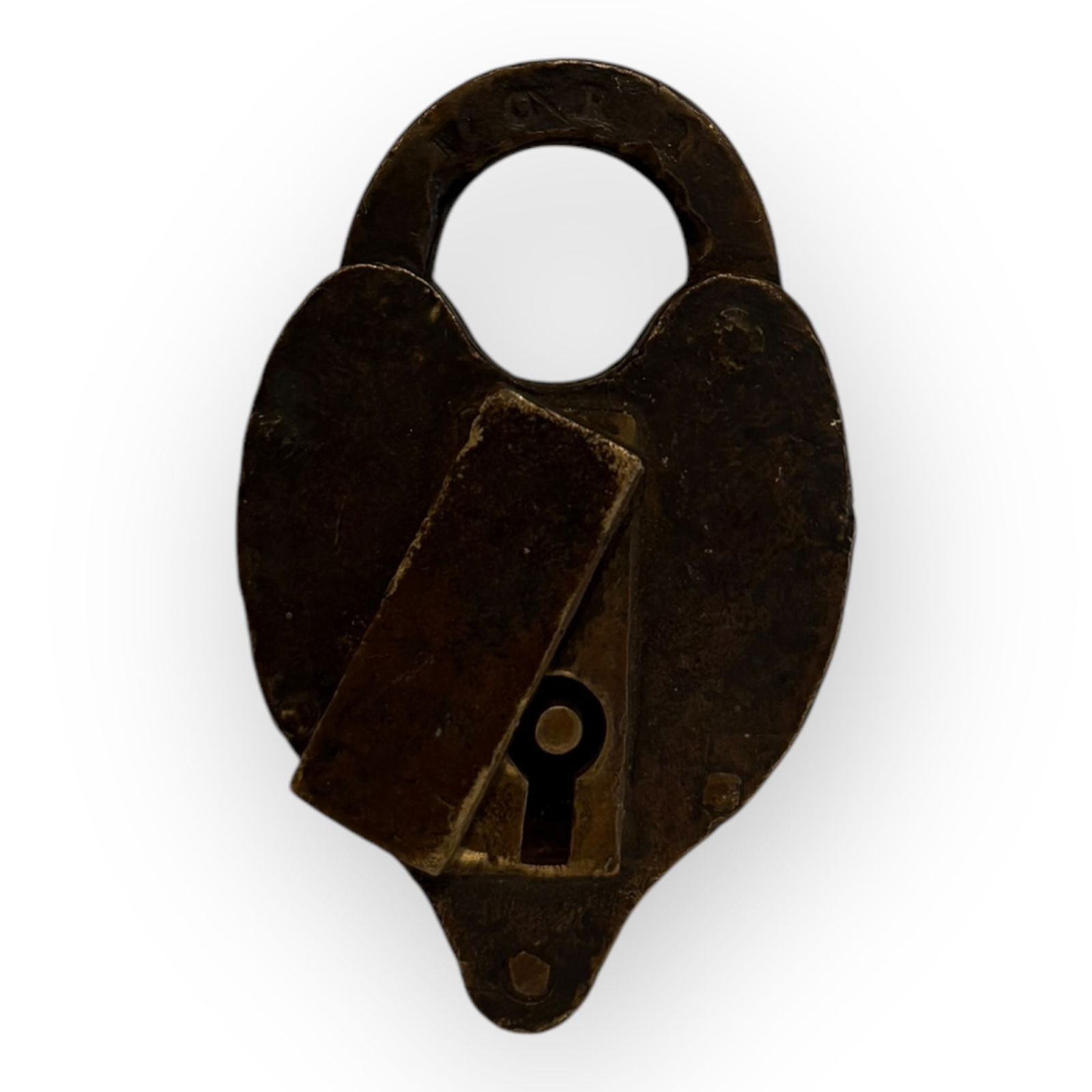 Brass Railroad lock (1 of 2)