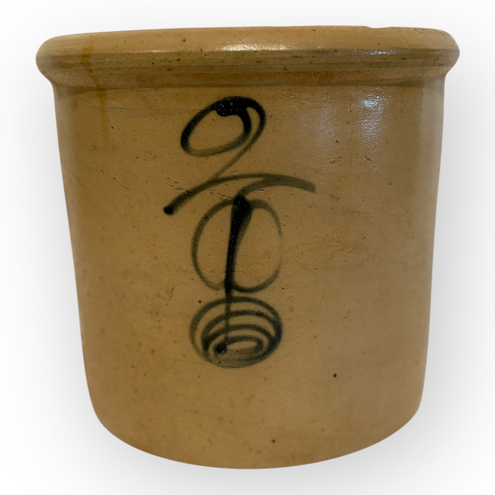 2 Gal Red Wing Signed Crock Double P Over Target: Great condition Red Wing salt glaze crock. Double P over target. Signed on the bottom in raised letters [ Minnesota Stoneware Co. Red Wing ]. Croick is in excellent condition. Rare