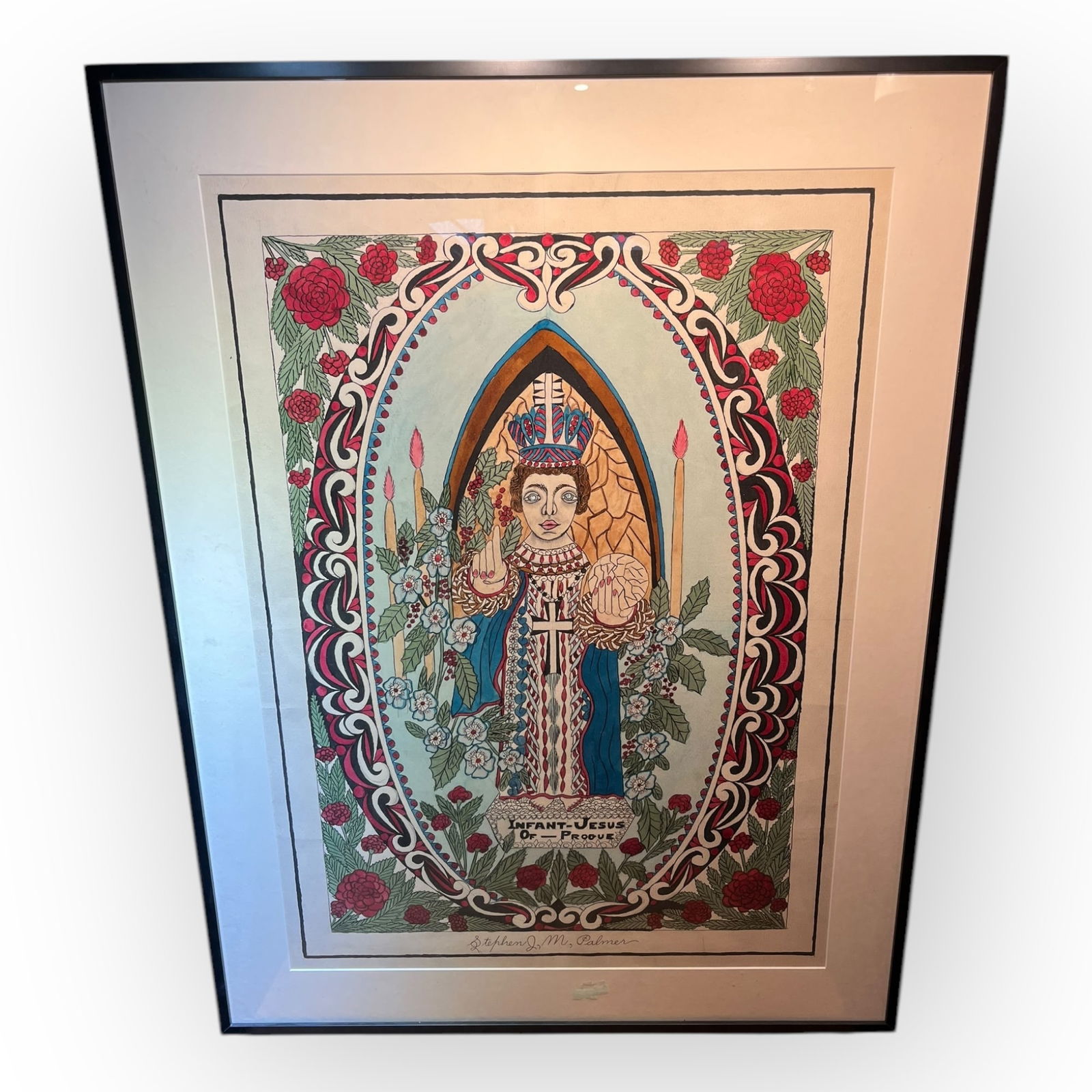 Religious Scene Watercolor (Stephen J.M. Palmer, 1862-1965) (1 of 4)