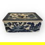Rare Blue Willow Covered Porcelain Box