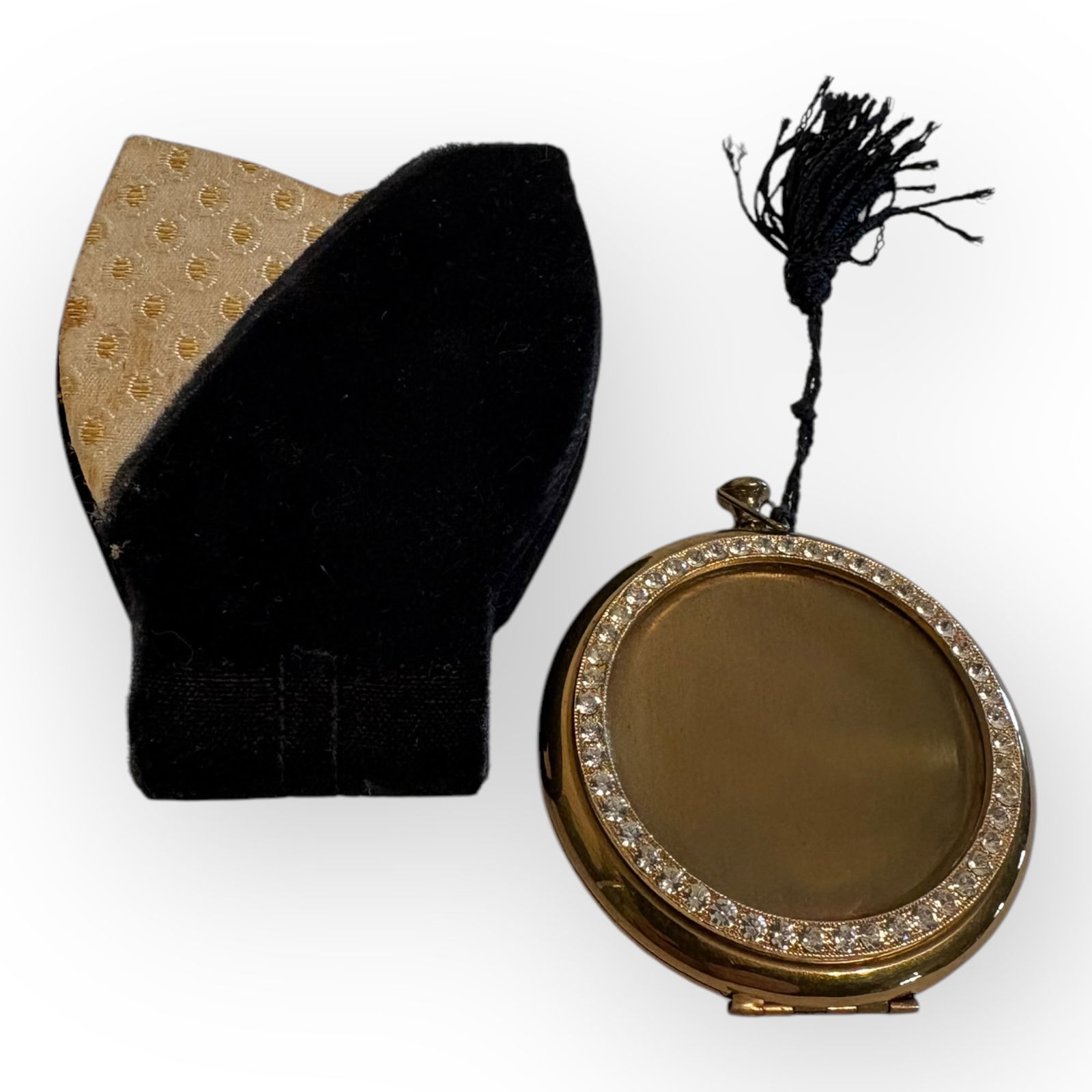 Vintage Ladies Compact In Case (1 of 1)