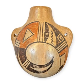 Early Hopi-Tewa Pottery Canteen
