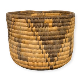 Pima/Tohono O'odham (Papago) Basket With Letter Z Designs