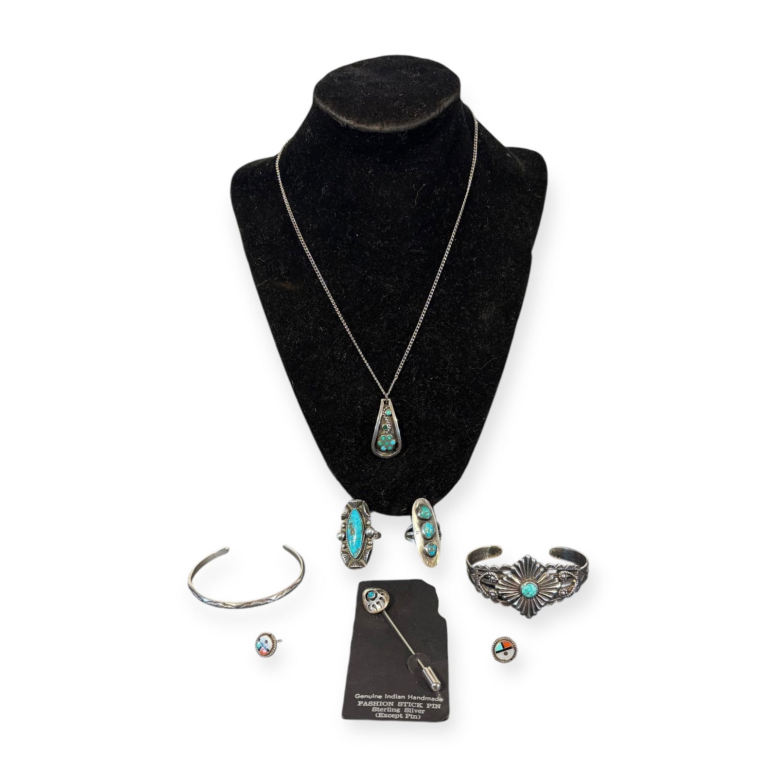 Grouping of Navajo/Native American Jewelry (1 of 2)