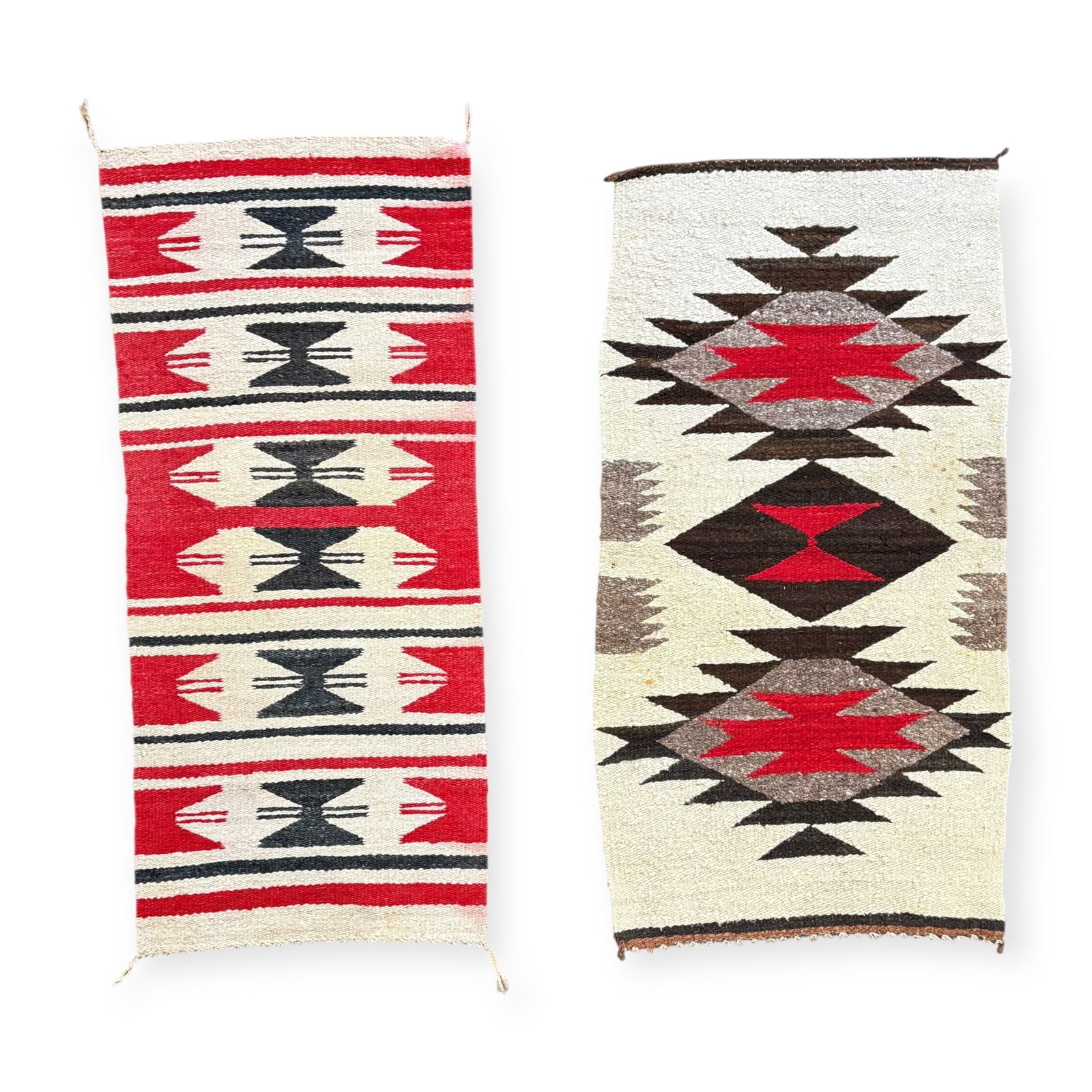 Pair (2) of Navajo Double-Saddle Blankets (1 of 1)