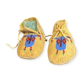 Pair of Childs Plains Moccasins