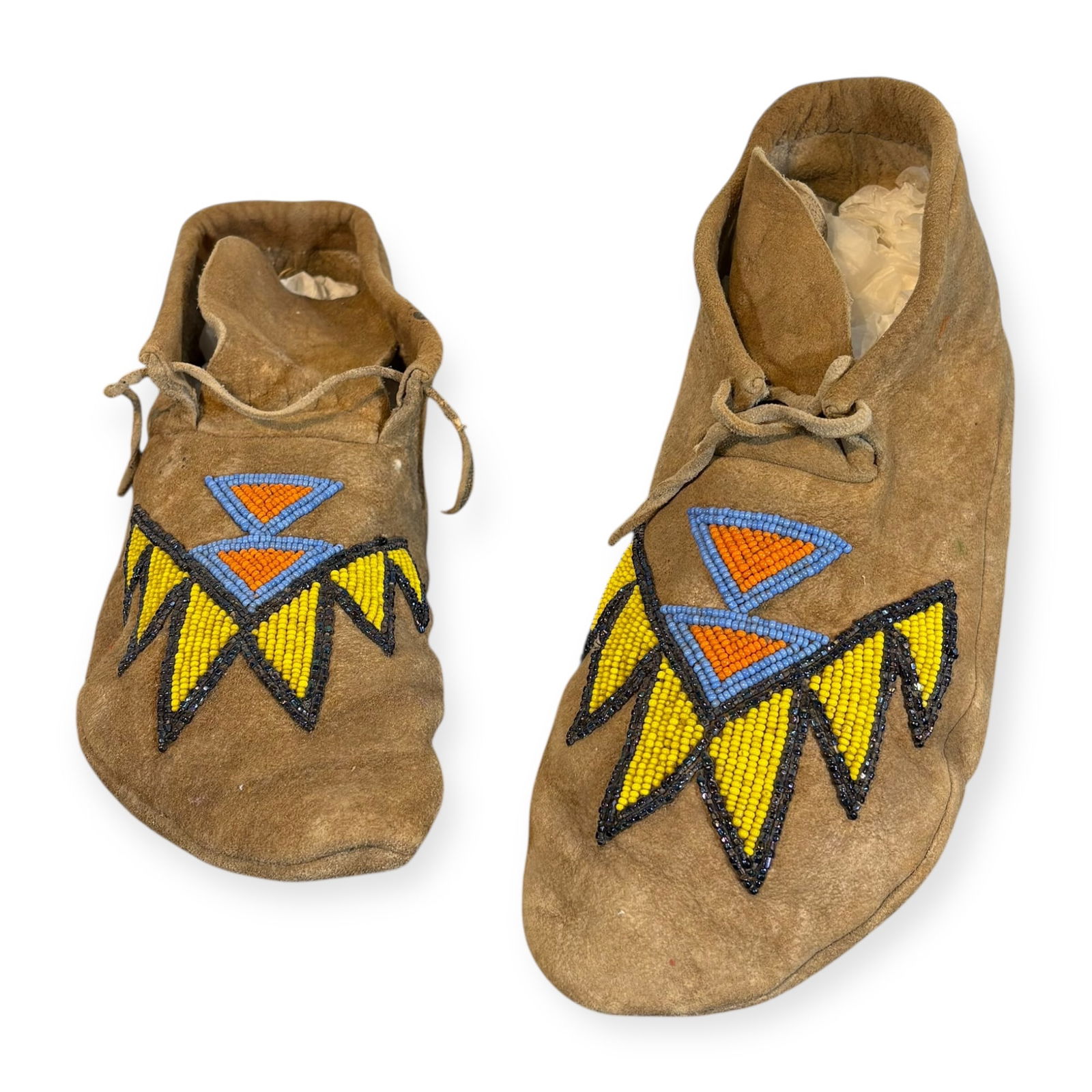 20th C Beaded Native American Moccasins (1 of 1)