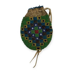 Early Native American Indian Token Pouch