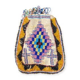Apache Beaded Pouch