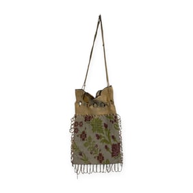 Loom Beaded Draw String Top Bag