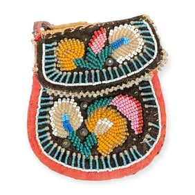 Small Iroquois Beaded Pouch