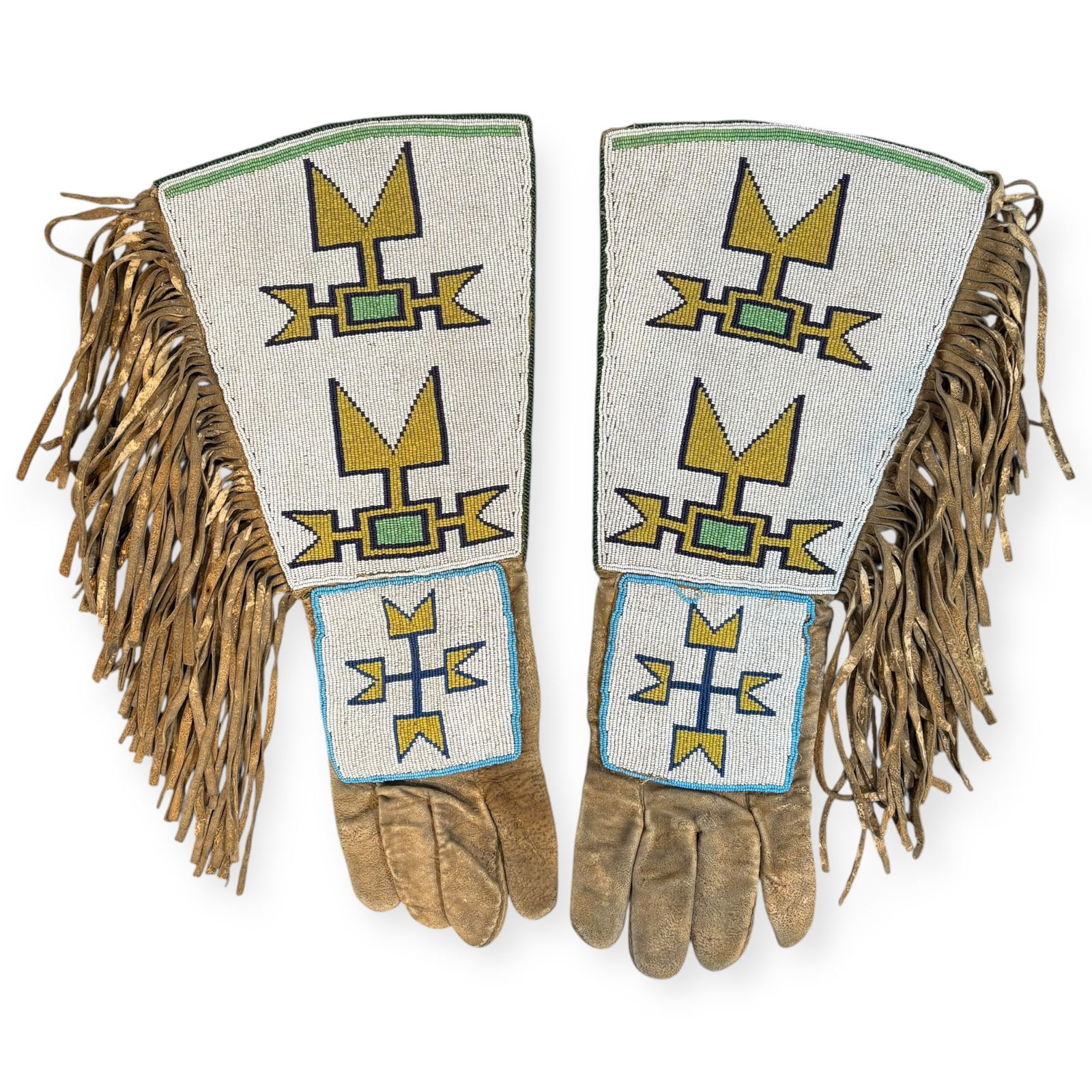 Northern Plains Fully Beaded Men's Gauntlets - Jun 27, 2025 | Ziebarth