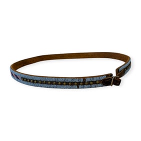 Early Crow Beaded Belt