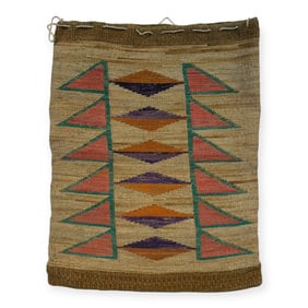 Large Nez Perce Corn Husk Bag