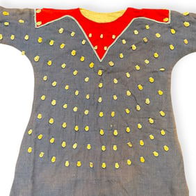 Crow Childs Dress With Over 200 Cowrie Shells