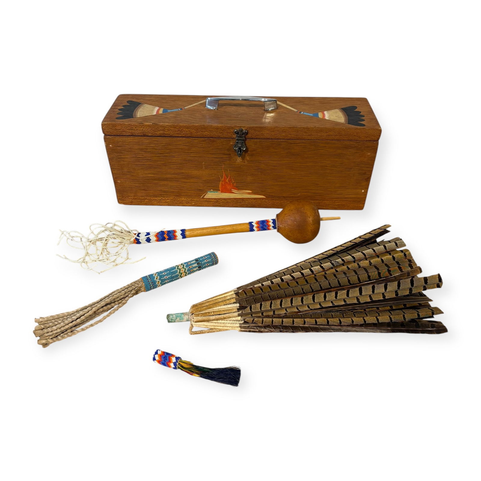 20th C Southern Plains Peyote Box (1 of 2)