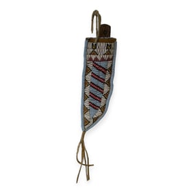 Plains Beaded Knife Sheath