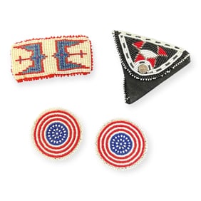 Grouping of 20th C Native American Beaded Smalls