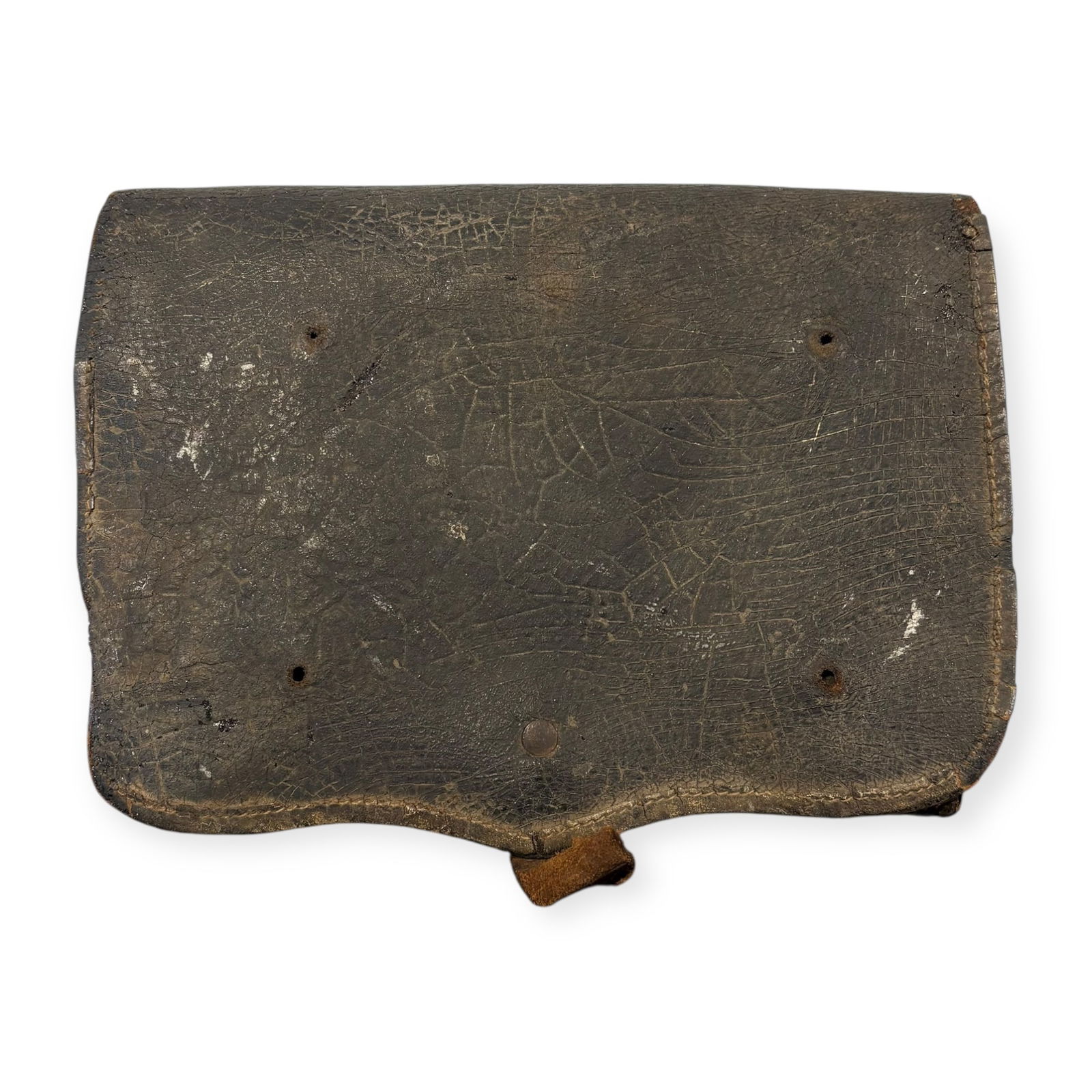 Antique Leather Cartridge Box