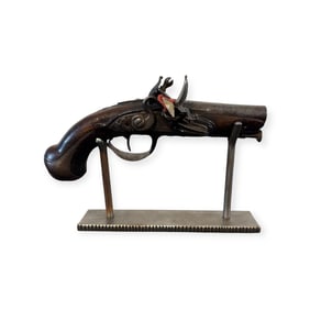 Early Flintlock Boot Pistol