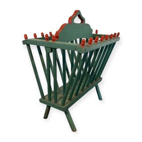 Folk Art Magazine Rack