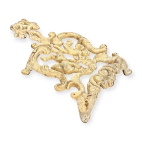 Antique Cast iron Trivet With Cherubs
