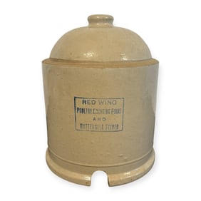 Red Wing Poultry Drinking Fount & Buttermilk Feeder