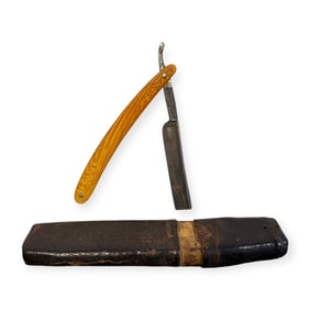 Antique Straight Razor Geo Wagner & Co Germany